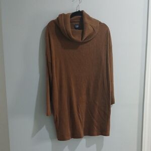 GAP Brown Cowl Neck Sweater Relaxed Fit Sz Small New With Tag